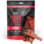 Absolute Holistic Dog Treats Pork Jerky Steak 100g