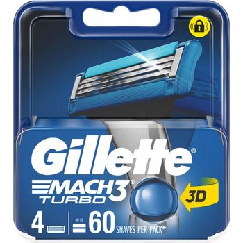 Gillette Mach 3 Turbo Replacement Cartridges