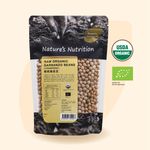 Nature's Nutrition Organic Garbanzo Beans Chickpeas 500g