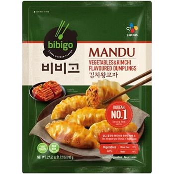 CJ Bibigo Mandu Veggie And Kimchi Dumplings 780g