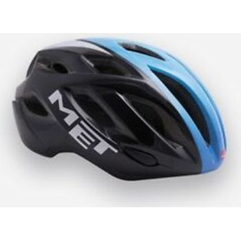 MET Helmet Road Idolo 60-64 Cyan Black Glossy
