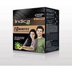 Indica Amla Henna Natural Black Powder Hair Color 100% Grey Coverage 85g