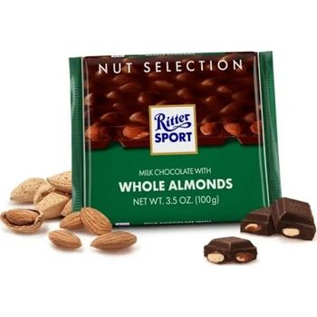 Ritter Sport Whole Almonds 100g