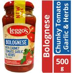 Leggo's Pasta Sauce Bolognese Chunky Tomato Garlic Herbs