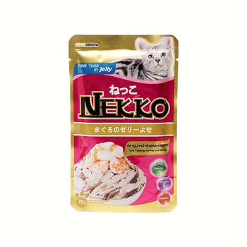 Nekko Pouch Tuna Topping Shrimp And Scallop 70g