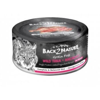 Back 2 Nature Grain Free Wild Tuna + Anchovy