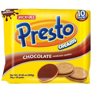 Jack’n Jill Presto Creams Chocolate Sandwich Cookies 300g
