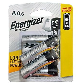 Energizer Alkaline AA 6 Pack