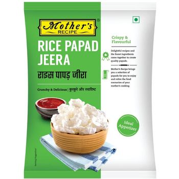 Mother's Recipe Rice Papad Ajwain 75g