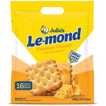 Julie's Le Mond Cheddar Cheese Puff Sandwich 288g