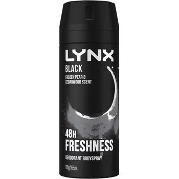 Lynx Men Body Spray Black 165ml