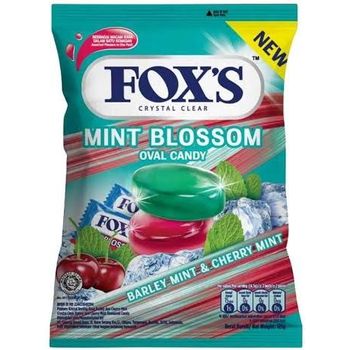 Fox's Crystal Clear Candy Mint Blossom Oval Candy 125g