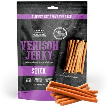 Absolute Holistic Venison Jerky Stick Dog Treats 100g