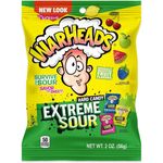 Warheads Extreme Sour Hard Candy Assorted Flavors 56g