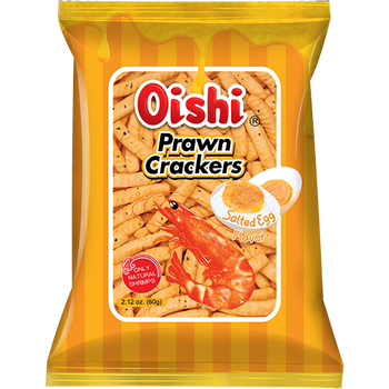 Oishi Prawn Cracker Salted Egg 60g