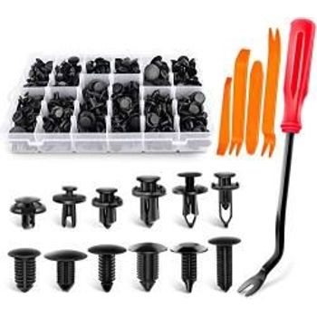 Gooacc 240pcs Bumper Retainer Clips Car Plastic Rivets Fasteners Push Retainer Kit Most Popular Sizes Auto Push Pin Rivets Set Door Trim Panel Fender Clips For Gm Ford Toyota Honda Chrysler