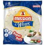 Mission Foods Wraps Original 8 Sachets 360g
