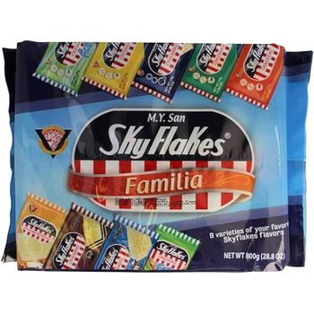 M.Y. San Skyflakes Familia Assorted Crackers -  800g