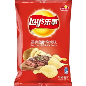 Lay's Texas Grilled Bbq Potato Chips