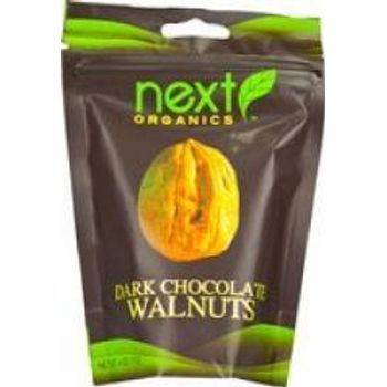 Next Organics Dark Chocolate Covered Snacks Walnuts 113g