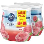 Ambi Pur Air Freshener Romantic Rose Room Fresh Scented Gel 180g X 2 Value Pack