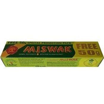 Dabur Miswak Herbal Toothpaste Net Weight 120g 50g Free