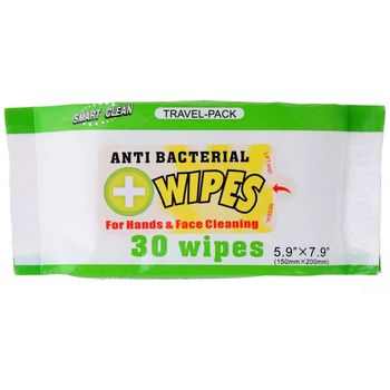 Smart Clean Anti Bacterial Wipes 150x200mm