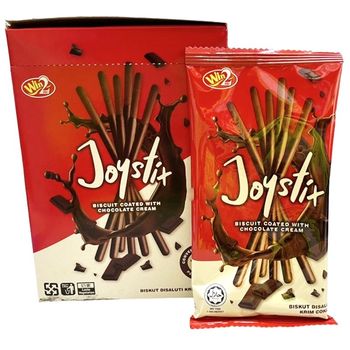 Win2 Joystix Biscuit Coated Chocolate 30g