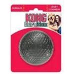 Kong Duramax Ball Chew Dog Toy Medium Gray