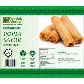 Pondok Abang Popia Sayur 300g