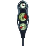 Scubapro 3-Gauge in-Line Diving Console with FS-1.5 Compass PGPSI DGFT