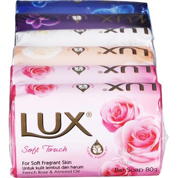 Lux Bar Soap Assorted Mix 6pcs 80g