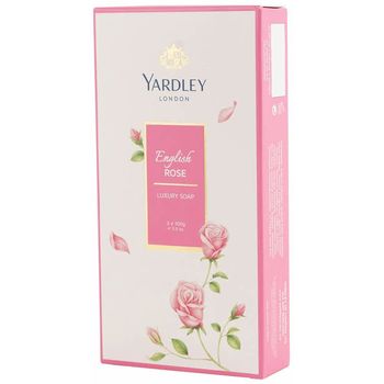Yardley English Rose Luxury Soap Pink 3 x 100g