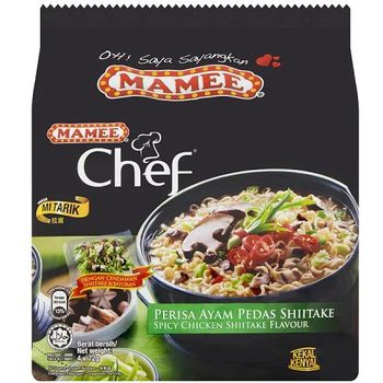 Mamee Chef Bundle Spicy Chicken Shiitak 72g