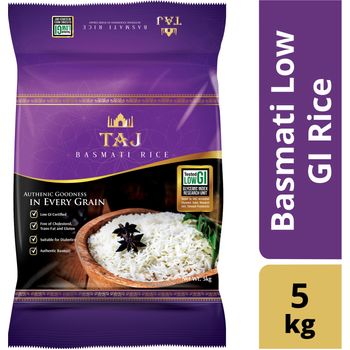Taj Basmati Low Gi Rice 5kg
