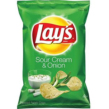 Lay's Potato Chips, Sour Cream and Onion 180g