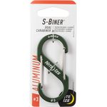 Nite Ize S Biner Dual Carabiner Aluminium 3 Olive