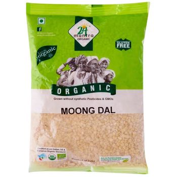 24 Mantra Organic Moong Mung Dal 500g