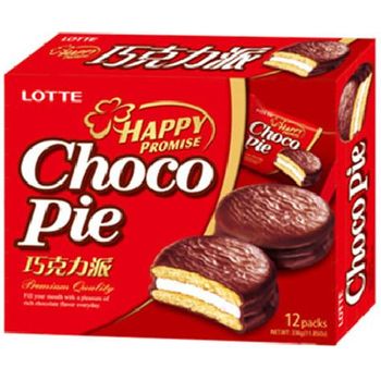 Lotte Choco Pie Original Flavor 28g X 12pc X 8pack
