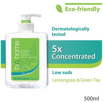 Bio Home Dishwash Liquid Lemongrass Green Tea 500ml