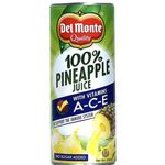 Del Monte 100% Pineapple Juice with Vitamins ACE 240ml