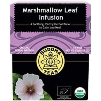 Buddha Teas Organic Marshmallow Leaf Tea 18 Bleach-free Tea Bags