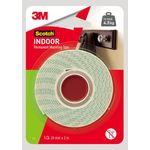 3M Scotch Indoor Permanent Mounting Tape 114 24mm X 2m Foam Tape