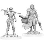 Wizkids Dungeons And Dragons Nolzurs Marvelous Miniatures Orc Fighter Female