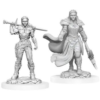 Wizkids Dungeons And Dragons Nolzurs Marvelous Miniatures Orc Fighter Female