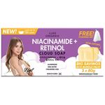 Luxe Organix Niacinamide + Retinol Cloud Soap 3 x 80g