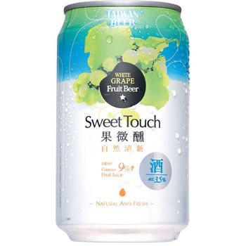 Taiwan Beer Sweet Touch Fruit Can Beer White Grape 330ml