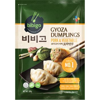 Bibigo Pork And Vegetable Gyoza Dumplings 500g