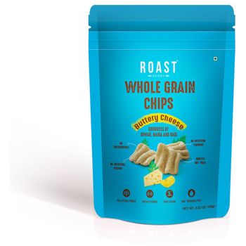 Roast Whole Grain Chips Buttery Cheese 100g