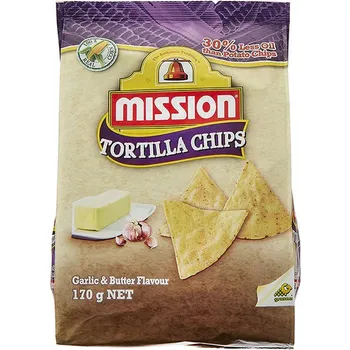 Mission Garlic And Butter Flavor Tortilla Chips 170g